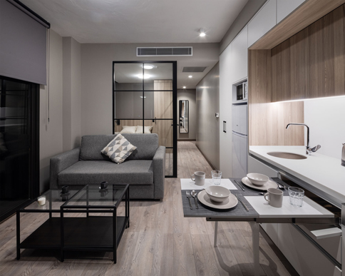 Dairelerimizde mutfak malzemeleri dahil her şey düşünüldü. Kaşık, çatal, tencere ve fazlası.