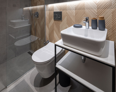 Her bir ürün ve malzeme bina standardına uygun mimari ekiplerce seçildi, tasarlandı.